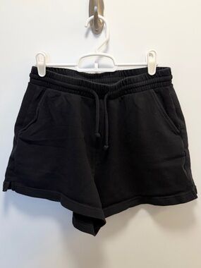 Old Navy Black Drawstring Elastic Waist Athletic Shorts sweat shorts
